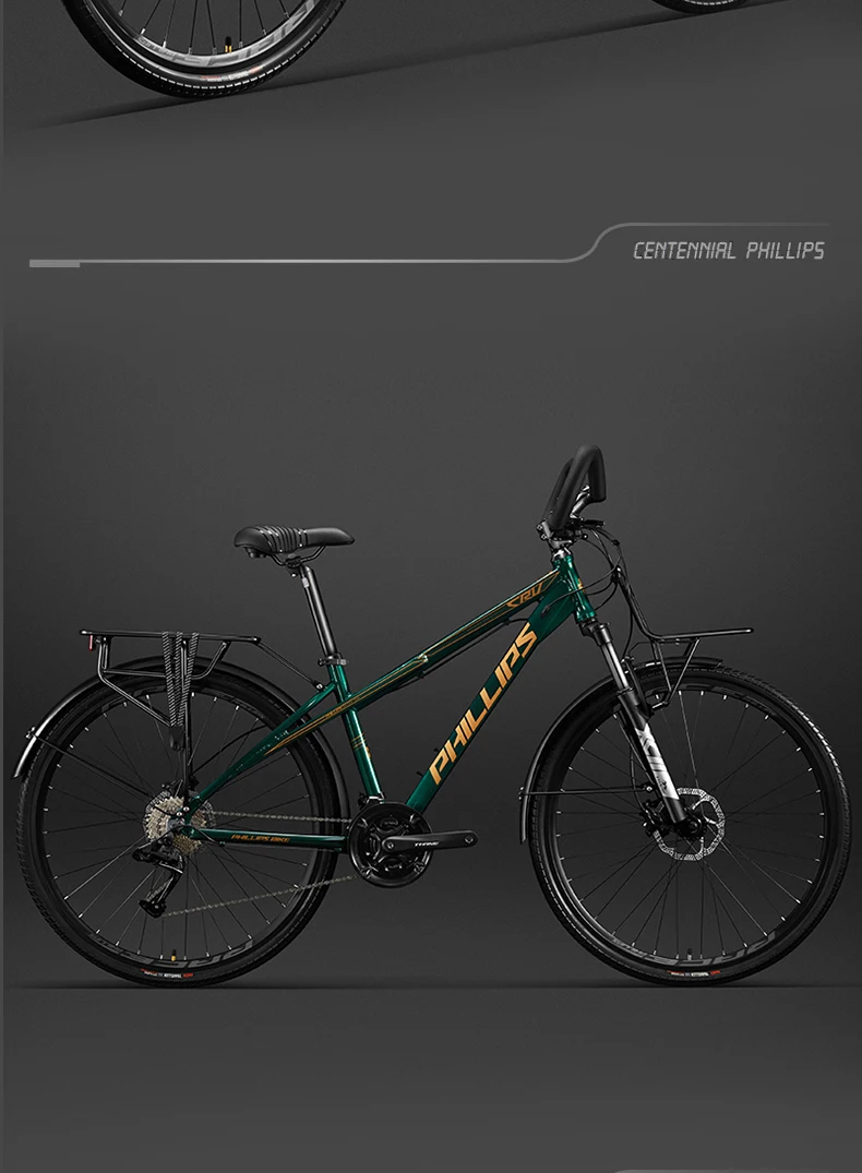 Touring Bike Travel Bicycle 24/27/30/33 Speed Aluminium alloy Longrider Road Bike 27.5” Treking Bicycles With Butterfly Handle
