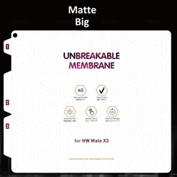 Clear HD Soft Frosted Screen Protector - Inner & Outer Full Coverage Hydrogel Film - Huawei Mate Xs 2 (Matte Inner Film)