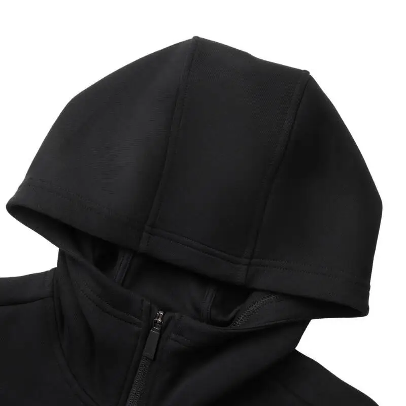 Li-Ning Men Fitness Training Hoodie Zip Regular Fit Casual LiNing Comfort Long Sleeved Coat AWDV123
