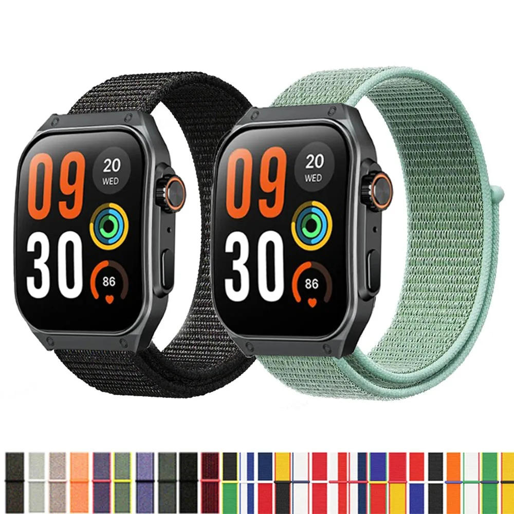 22mm Nylon Loop Strap for HAYLOU Watch S8 Smartwatch Replacment Bracelet Sport Watchband Correa for HAYLOU Watch S8 Band