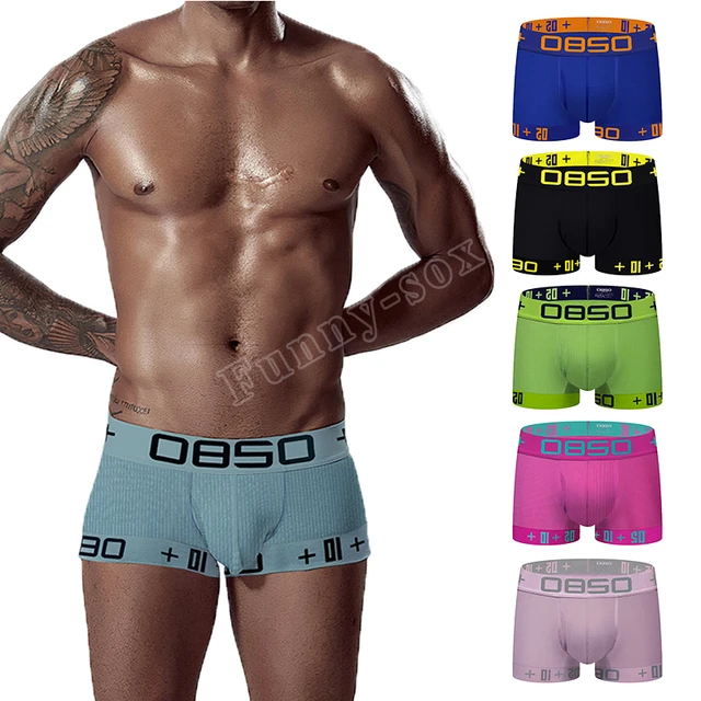 Underwear Cotton Boxer Shorts Underpants Sexy Men