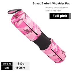 Enhanced Barbell Shoulder Pad for Weightlifting and Fitness Training (100UP-Pinkcolorful)