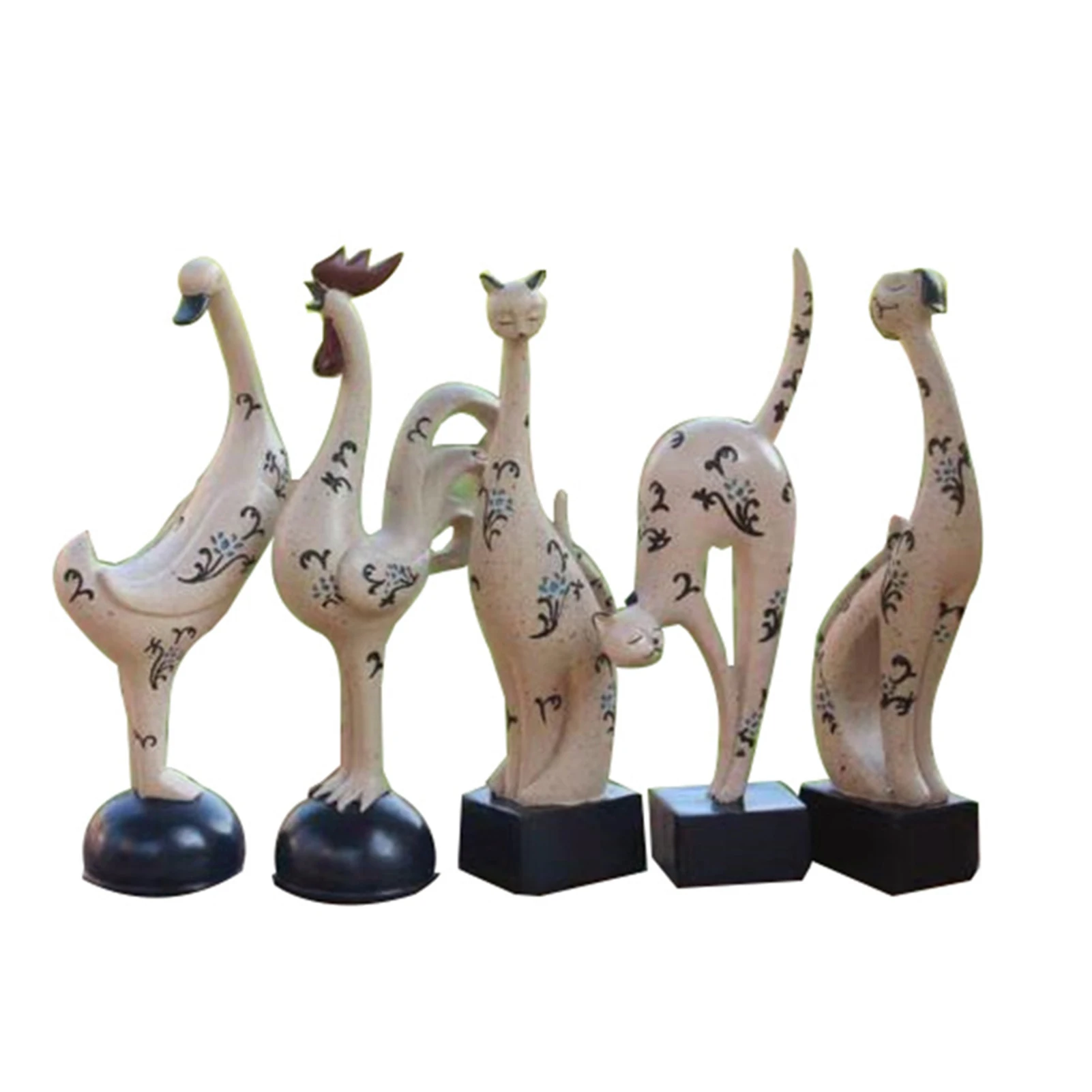 

Woodland Animal Miniatures Landscape Figurines Solid Structure And Durable, Eco-Friendly Garden Yard Landscape Decorations