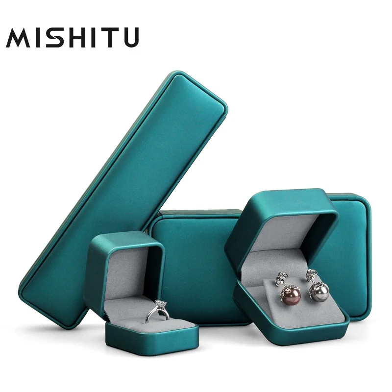

MISHITU Green Jewellery box Bracelet Ring Pendant box storage set box Jewellery gift box Anniversary Proposal Customizable