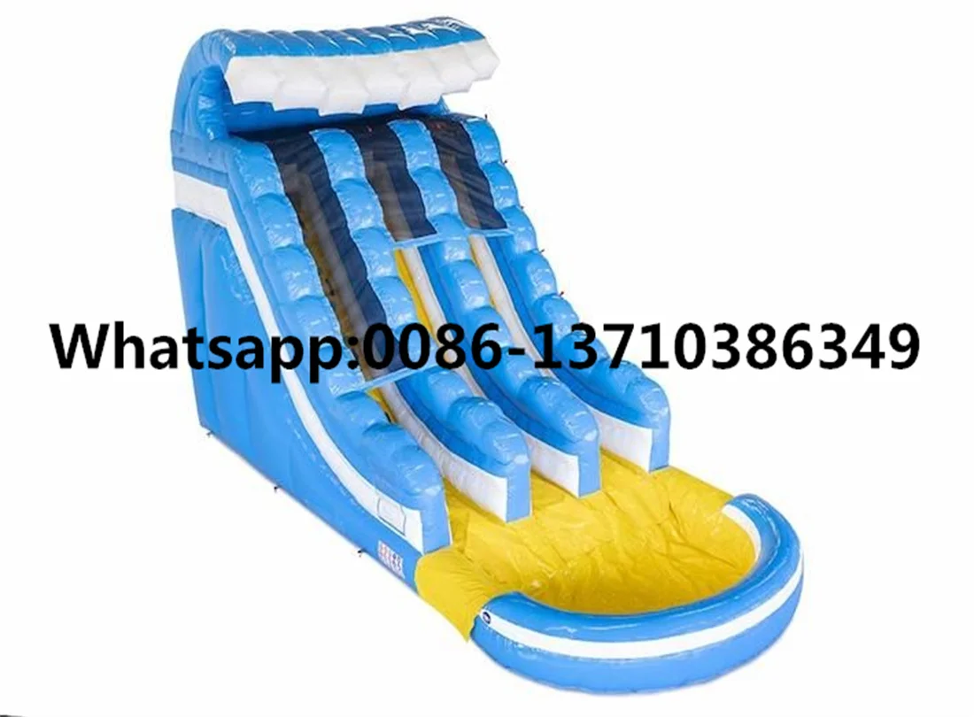 

Commercial hot-selling outdoor inflatable water, pool slide BD-086