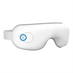 Heated Eye Massager with Bluetooth for Relaxation and Sleep Improvement (WHITE)