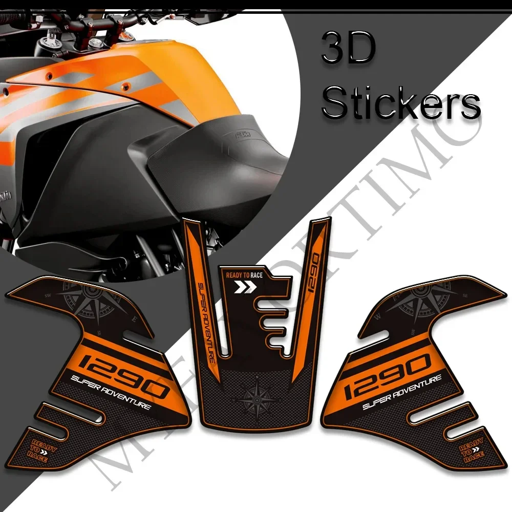 Tank Pad Side Grips Gas Fuel Oil Kit Knee Protection Screen Wind Deflector Handshield For 1290 S R Super Adventure