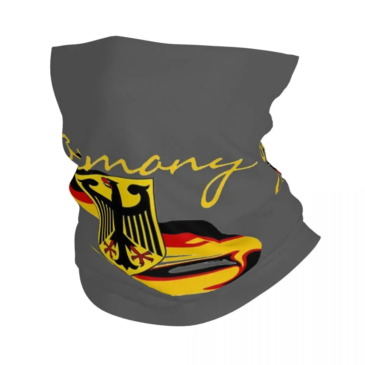 

German Flag And Eagle Bandana Neck Gaiter Printed Magic Scarf Warm Headband Outdoor Sports For Men Women Adult Windproof