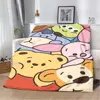 Disney Winnie The Pooh Printed Blanket Picnic Blankets Warm Blanket Soft and Comfortable Blanket Home Travel Birthday Gift 2