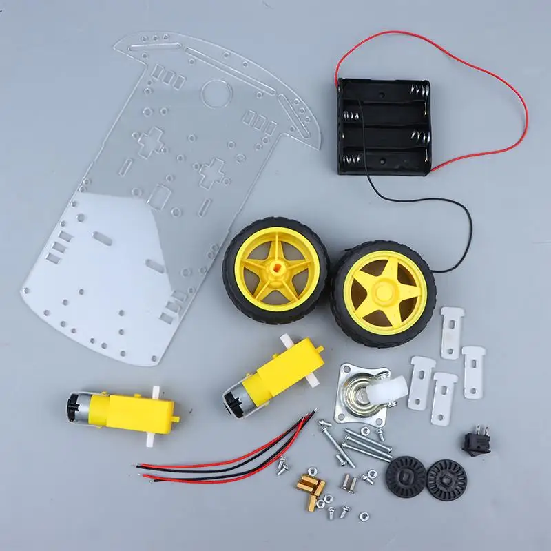 Kit Châssis Robot 2WD 4x4 Moteur 130 Voiture RC DIY