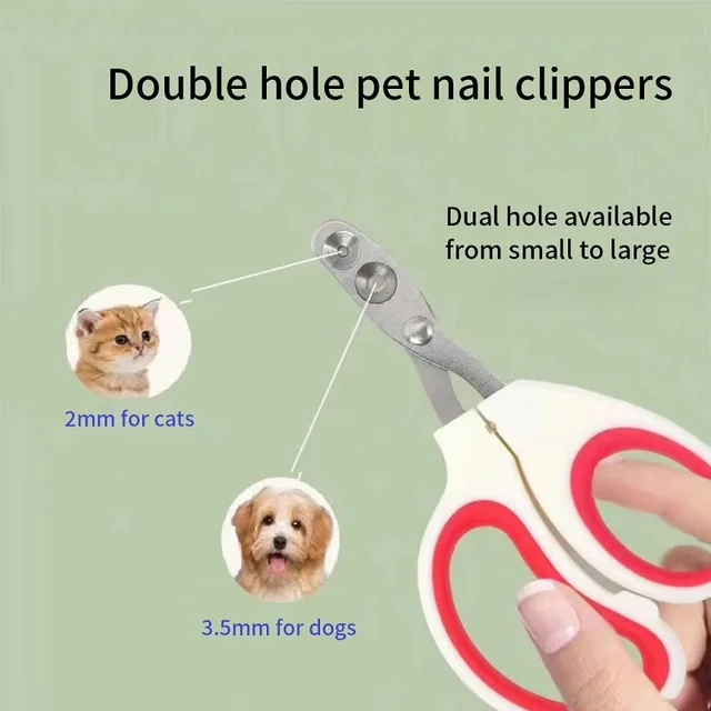 Pet Nail Grooming Clippers Professional Cat Nail Clippers for Small Cat Dog Stainless Steel Puppy Claws Cutter 3