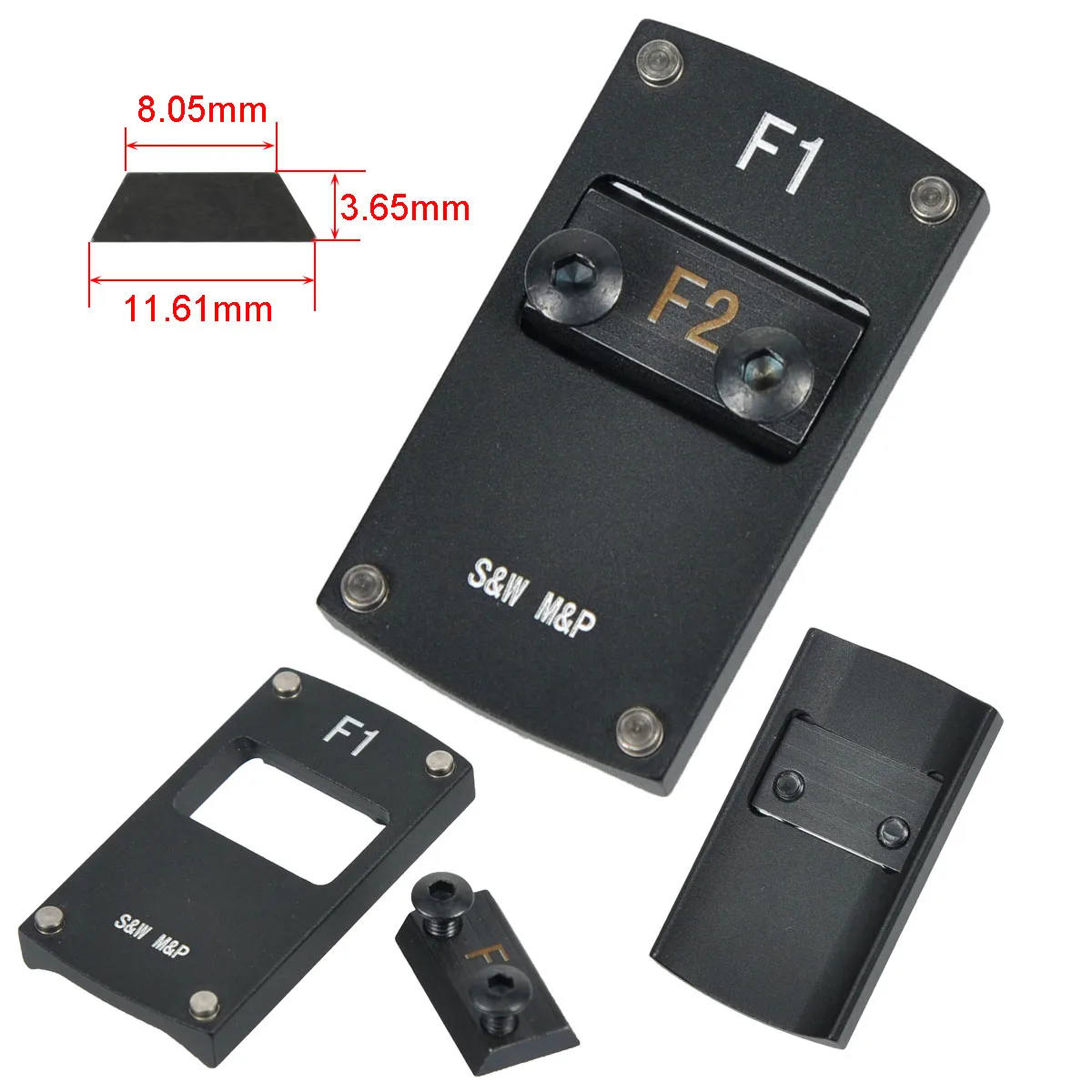 Red Dot Scope Mount Adapter Base Pistol Optics Sight Plate For Berett S&W M&P HK USP G locK 1911 P226 Springfield XD rifle scope mount,scope mount adapter,rail adapter,threaded adapter