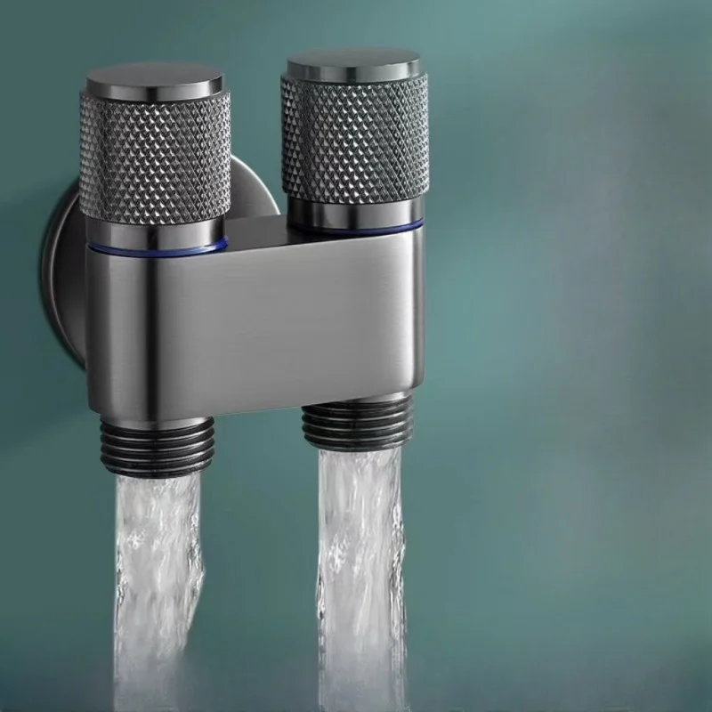 Inlet Valve Inlet and Outlet Stainless Steel Inlet Valve Fittings Valve Toilet Parts for Bathroom Balcony Kitchen Use Bathroom Accessories inlet valve