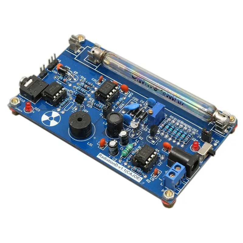 A04I DIY Assemble Geiger Counter Kit Counter Module Nuclear Radiation Detector with Sound and Light Alarm image 2