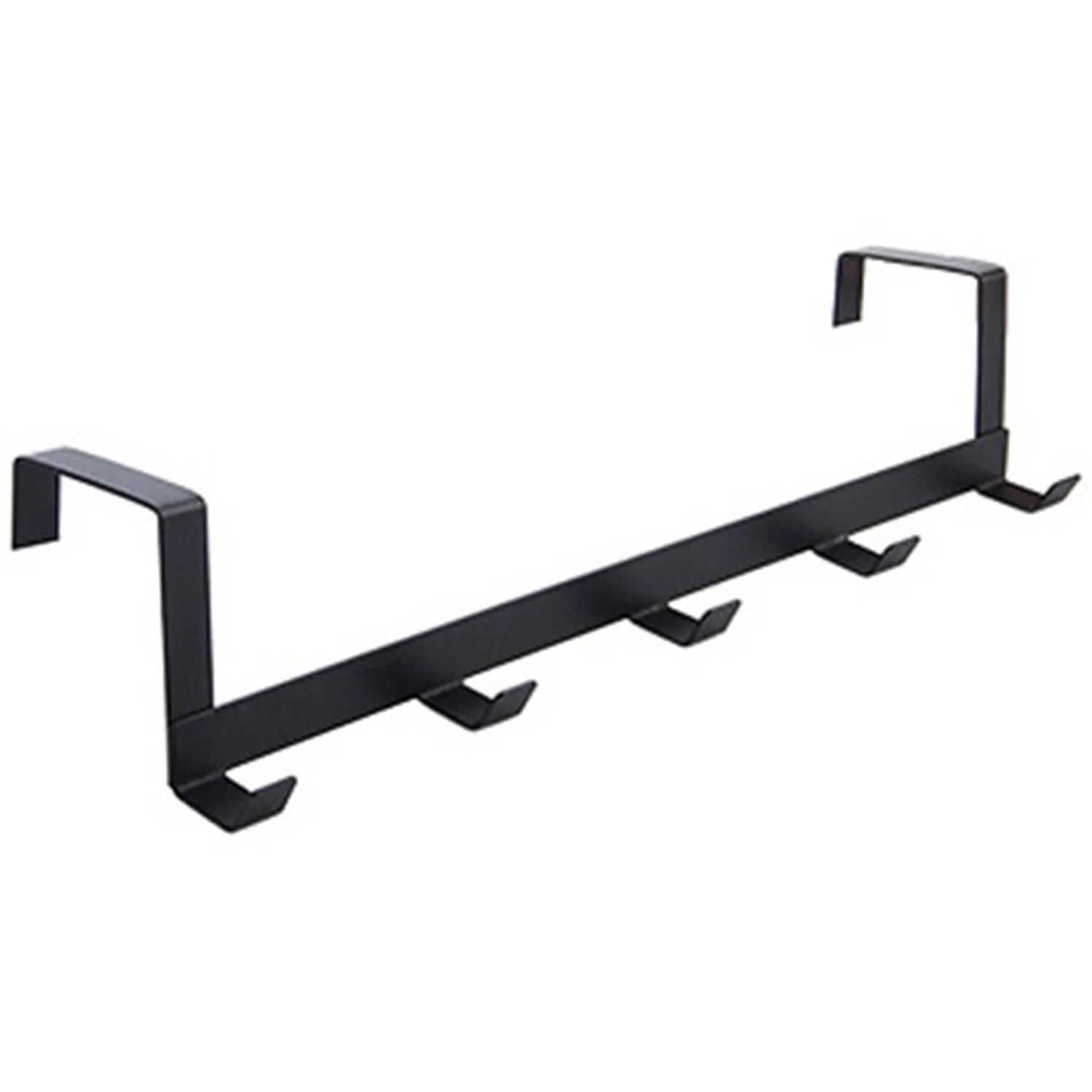 

Smart Wide over the Door Rack Wrought Iron Hook Black