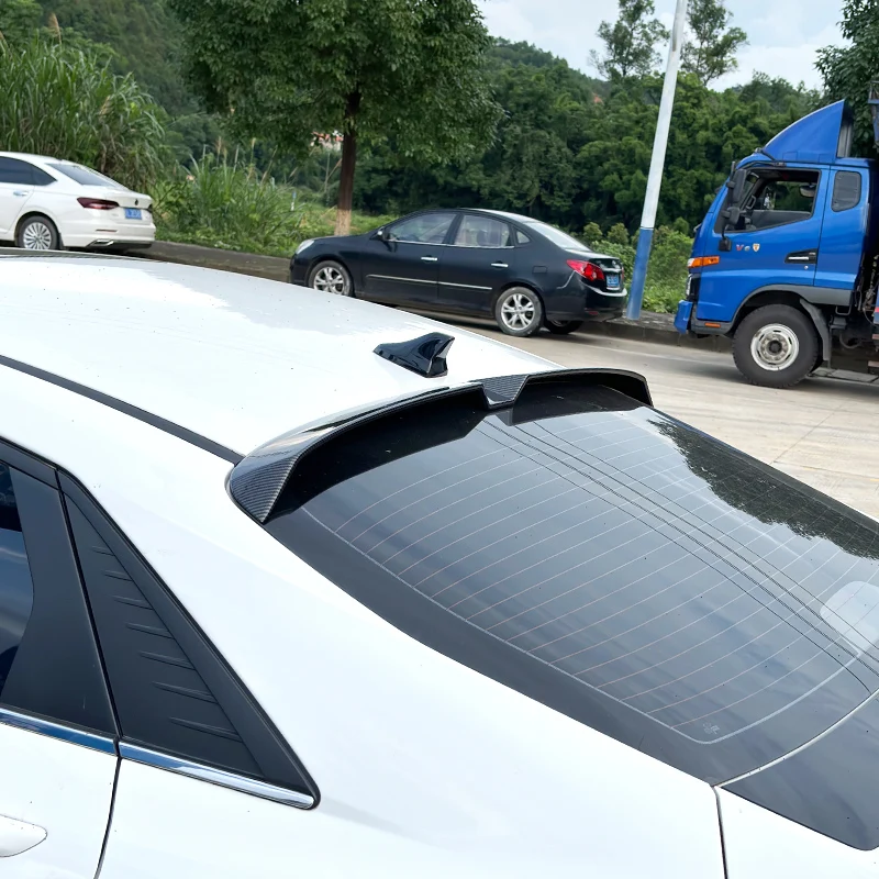 HOGEN Rear Spoiler & Diffuser For Hyundai Elantra/Avante CN7 (2020-2022) - Glossy Black Body Kit With LED Option