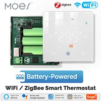 MOES Tuya WiFi/ZigBee Smart Thermostat Battery-Powered Thermoregulator Gas Boiler Temperature Controller by Alexa Google Home