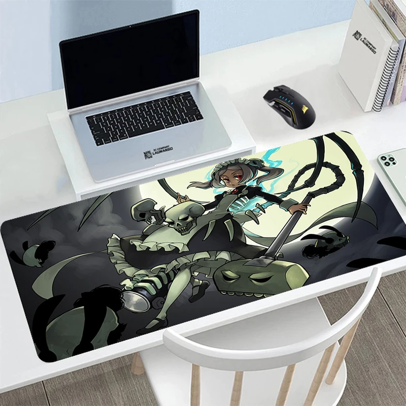 

Mouse Pad Gamer Skullgirls Gaming Mat Computer Accessories Kawaii Laptops Deskmat Keyboard Non-slip Mats Cabinet Pads Pc Mause