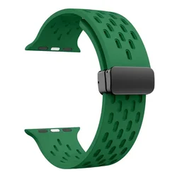 Premium Silicone Watch Strap - Versatile and Stylish Bracelet - 38 40 41 mm (Clover)