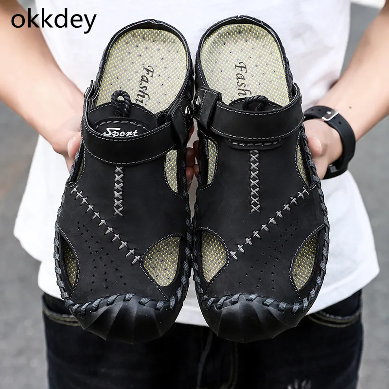 

New Casual Men Non-slip Soft Slipper Comfortable Summer Wear-Resistant Shoes Men Summer Outdoor Beach Trendy All-match Slippers