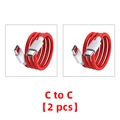 C to C cable  2 pcs