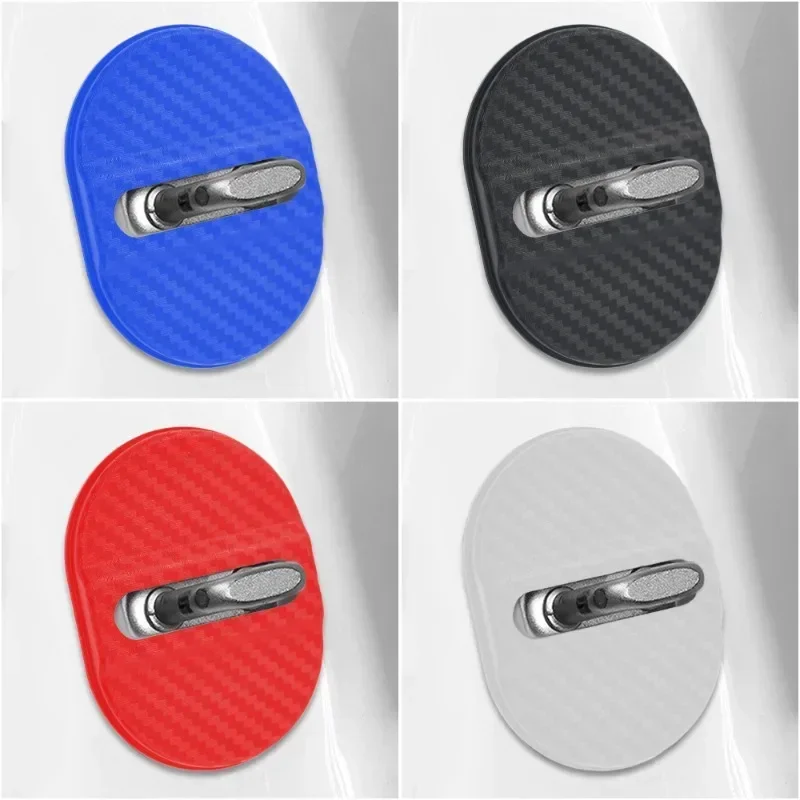 Couvercles Silencieux Pour Verrous De Porte De Voiture - Lot De 4 Protecteurs Amortisseurs En PVC - Réduit Le Bruit De Fermeture Et Protège La Garniture - 4