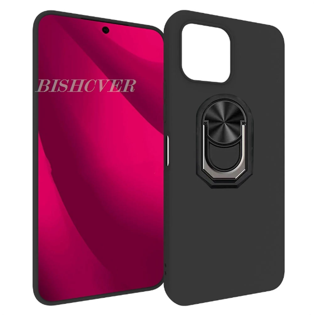 Back Ring Holder Bracket Case - TPU Soft Silicone Cover