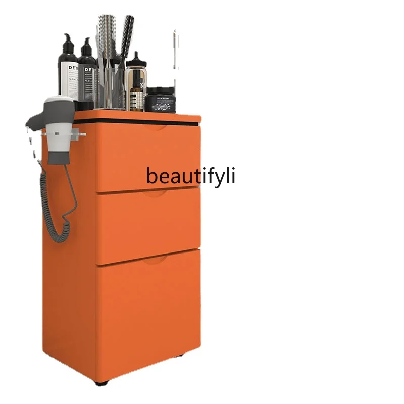 

Barber Shop Tool Cabinet Storage Locker with Drawer Hair Tools Cabinet