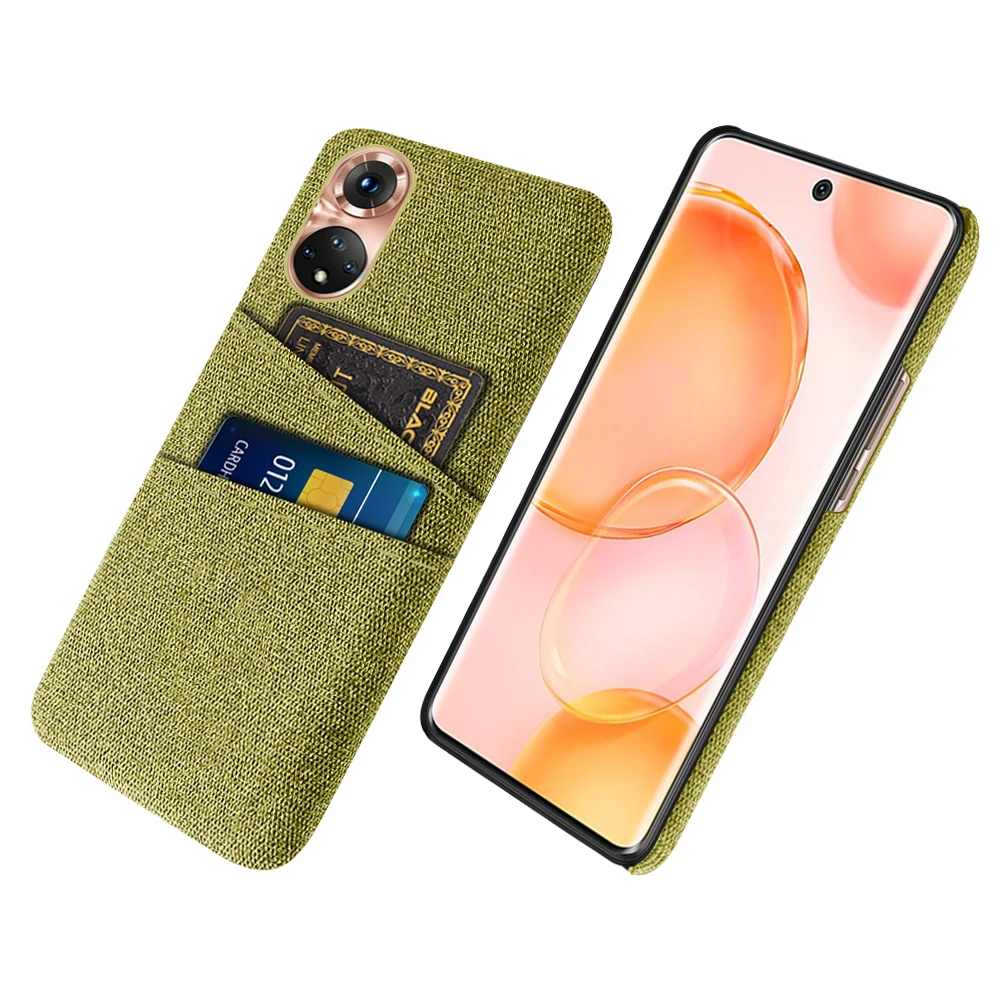 Premium Fabric Dual Card Phone Case Cover