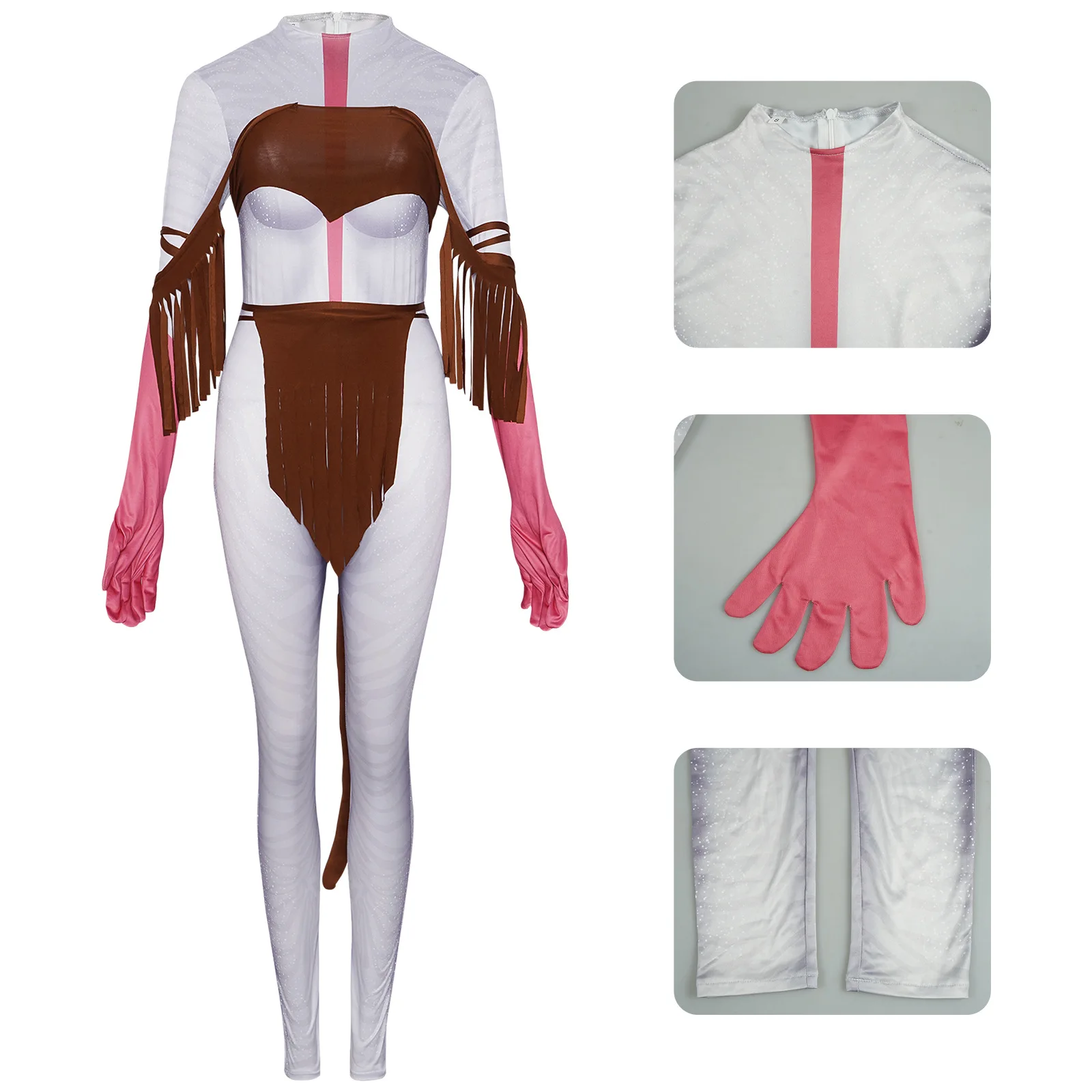 Generic Zentai Bodysuit Cosplay Costume for Women (Unofficial)