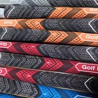 Golf Grip Rubber Golf Grips Cotton Yarn Golf Club Grips Iron and Wood 13pcs PLUS 4 Standard/Midsize Grip Universal Accessories 1