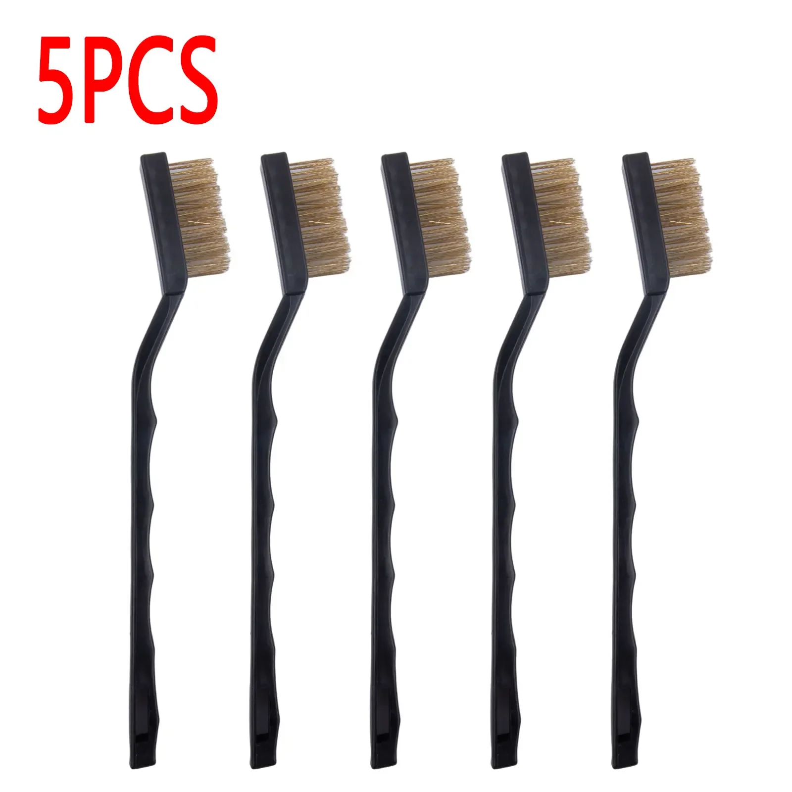 5pcs Ndustrial Mini Wire Brushes Brass Wire Brush DIY Cleaning Paint Rust-Remover Industrial Scrubbing Brush Cleaning Tool cleaning brush wire brush