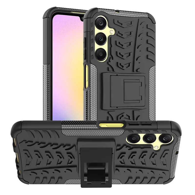Per Samsung Galaxy A25 Custodia Samsung A25 Cover Holder Armor Bumper Shield Custodie Protettive Per Samsung A25 A35 A55 Funda