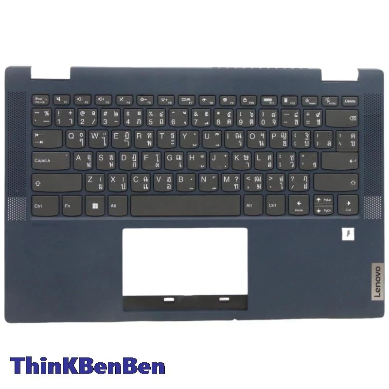 

TH Thai Keyboard Blue Upper Case Palmrest Shell Cover For Lenovo Ideapad Flex 5 14ARE05 14ALC05 14ITL05 14IIL05 5CB1C68156