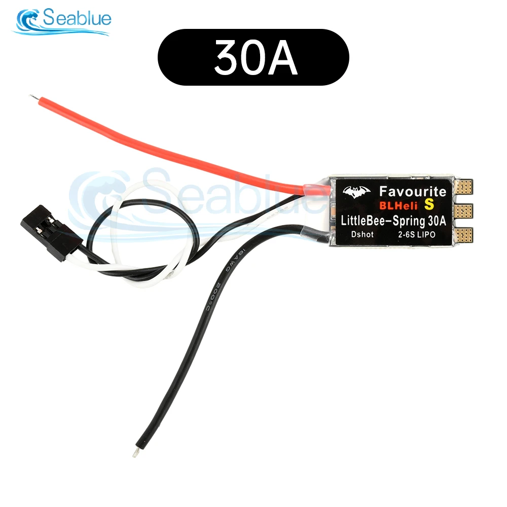Micro ESC 20A/30A pour Drone RC, 2-6S Lipo, Mini ESC sans BEC
