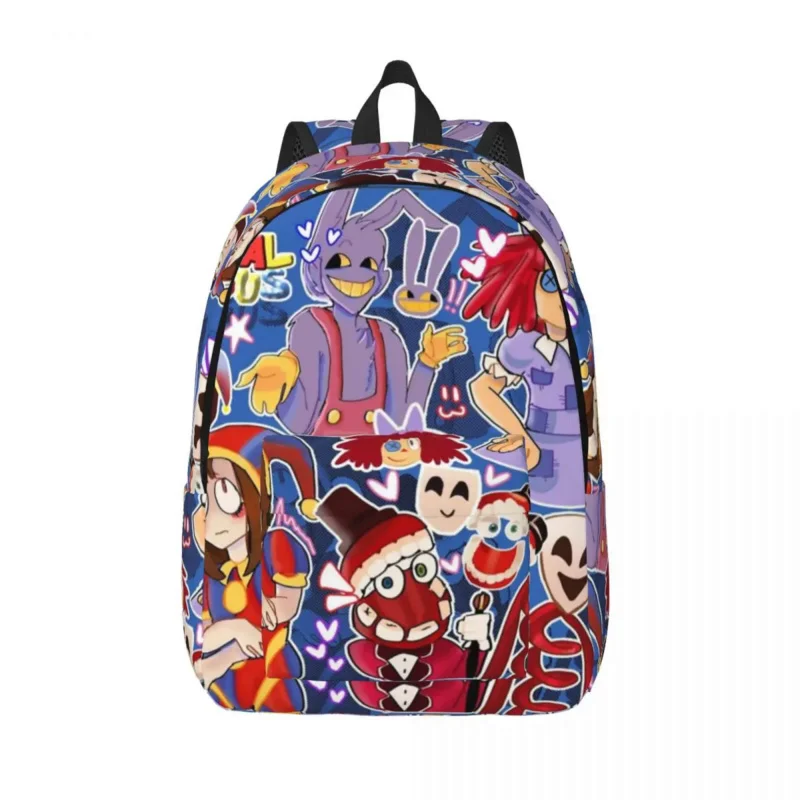 

The Amazing Digital Circus Backpack for Boy Girl Kids Student School Bookbag Pomni Tadc Daypack Kindergarten Primary Bag Hiking