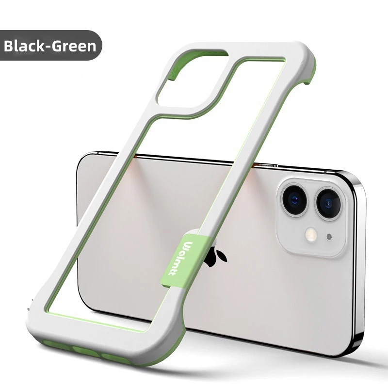 thumbnail image 1 of Soft TPU Frame Case For iPhone 14 Pro Max Silicone Shockproof Edge Bumper for iPhone 13 15 Pro Max 14Plus 15Pro Protective Cover, 1 of 5