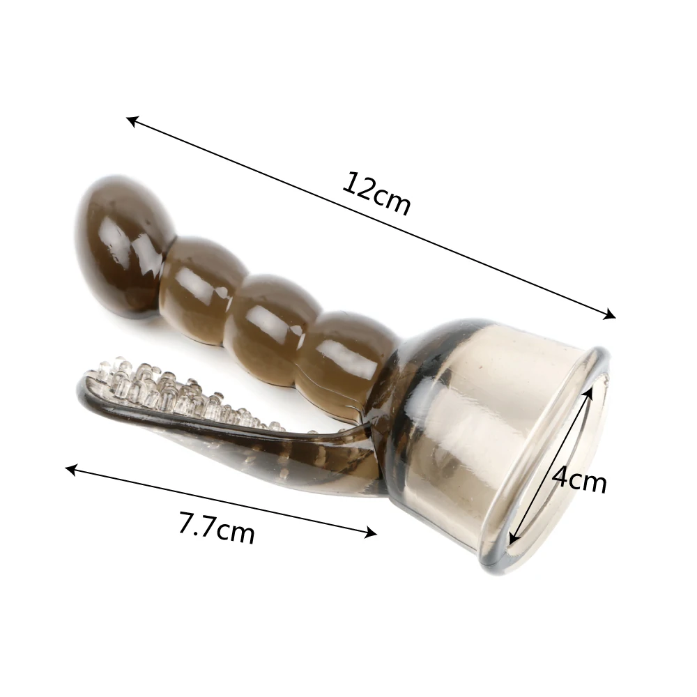 IKOKY Magic Wand Attachment G-spot Stimulate AV Rod Head Cap Vibrator Accessories Adult Sex Toys for Women Female Masturbator