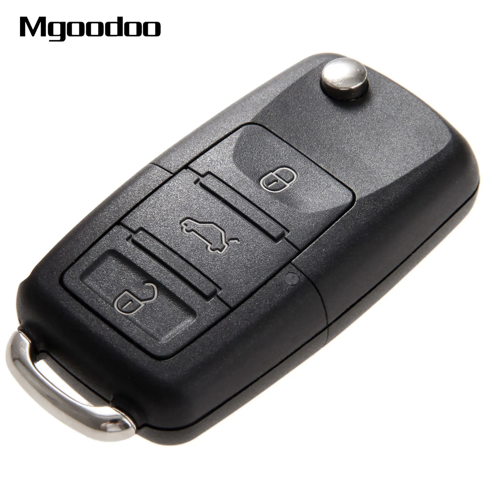 Mgoodoo Flip Folding Remote Car Key Shell Auto Replacement Key Case Covers Uncut Blade For VW Volkswagen Bora Golf MK4 2 Buttons