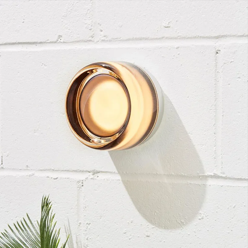 

Modern LED Wall Sconce Dimple Warm Light For Living Room Hallway Bedroom Bedside Study Cloakroom Balcony Indoor Decorative Light