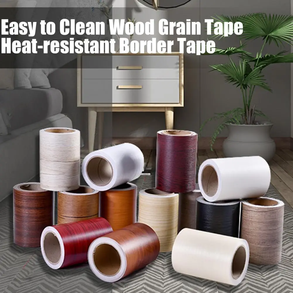 5CM/10CMx10M Wood Grain Border Sticker Waterproof PVC Self-Adhesive Peel-And-Stick Mirror Frame Kitchen Bathroom Wall Bor 1 Roll wall stickers self adhesive stickers kitchen wall sticker waterproof wall tape