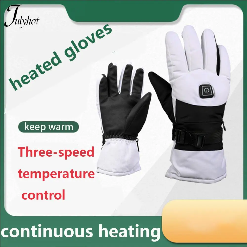 

Waterproof Snowboard Electric Thermal Gloves Cotton Heating Hand Warmer Cycling Motorcycle Bicycle Ski Outdoor Winter Gloves