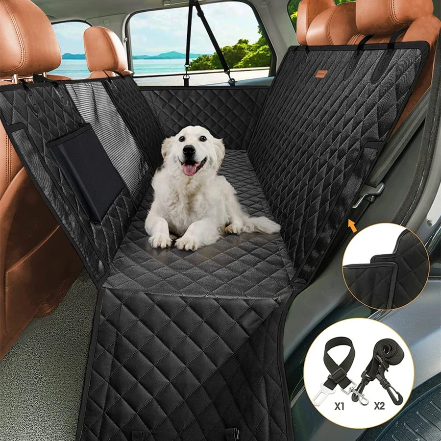 UIIAIOUIAIO Siège de voiture pour chiens de petite, moyenne et grande  taille, hamac pour chien demi-siège avec coussin imperméable, siège de  voiture pour camion, SUV, siège de voiture pour chien, chiot, chat