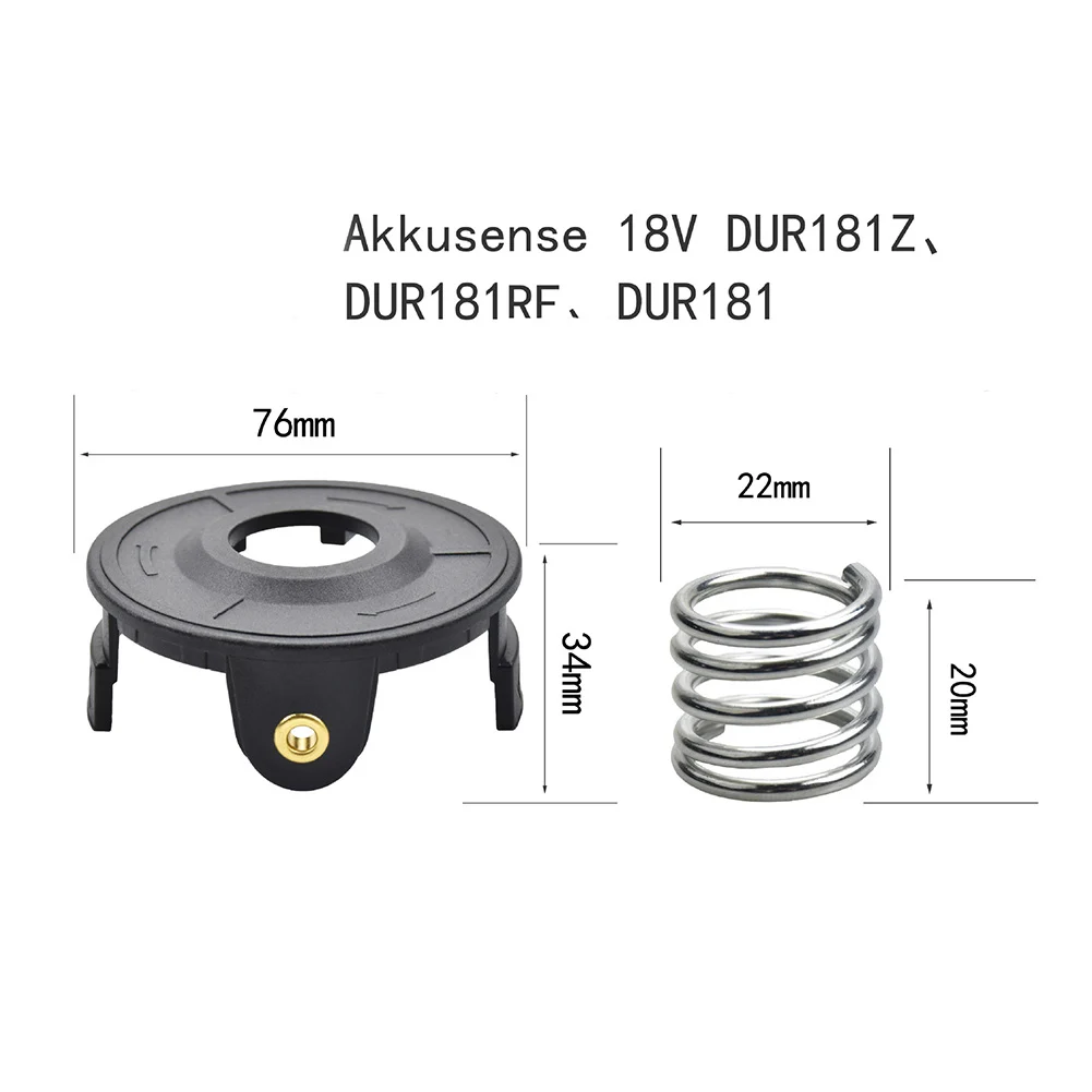 Description Picture 5 of itemEncasement Parts Cover Spring For Head Line Plastic 17 231352-0 195858-1 76*34mm Compression DUR181Z Replacement