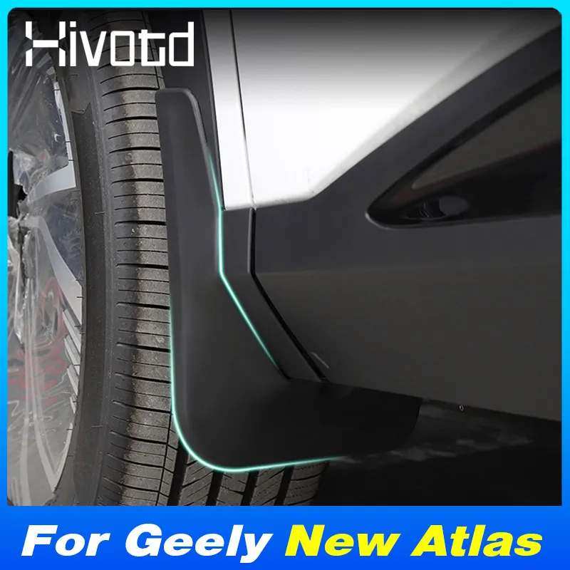 

Car ABS Splash Guards Fender Mudguards Spatter-Proof Protective Cover For Geely New Atlas 2024 Exterior Modification Accessories