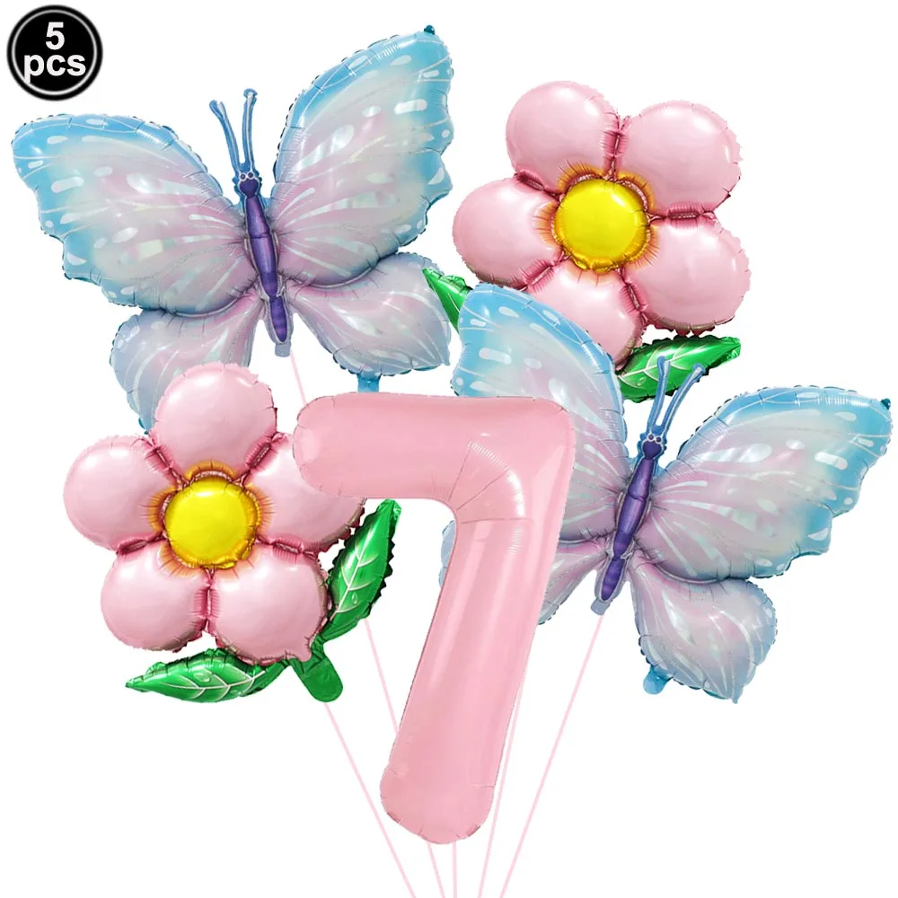 Enchanting Pink Butterfly Balloon Kit for Celebrations and Events
