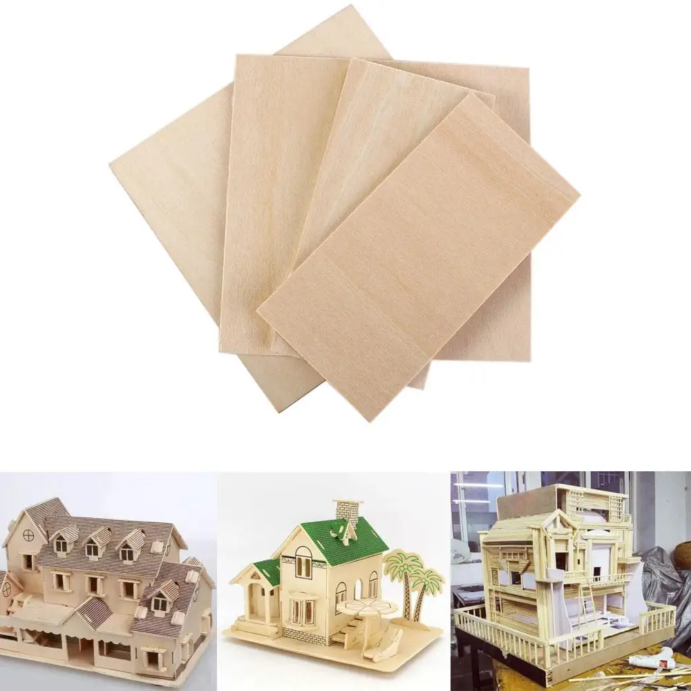 

Plywood Sheets Wood Chips Balsa Basswood Plywood Aviation Model Layer Board Wooden Plywood Board Sheet Rectangle Wood