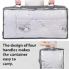 1PC Large Underbed Storage Bag Dustproof Foldable Fabric Storage Bags Nonwoven Moisture-proof Zipped Organizer Shoes Clothes 4