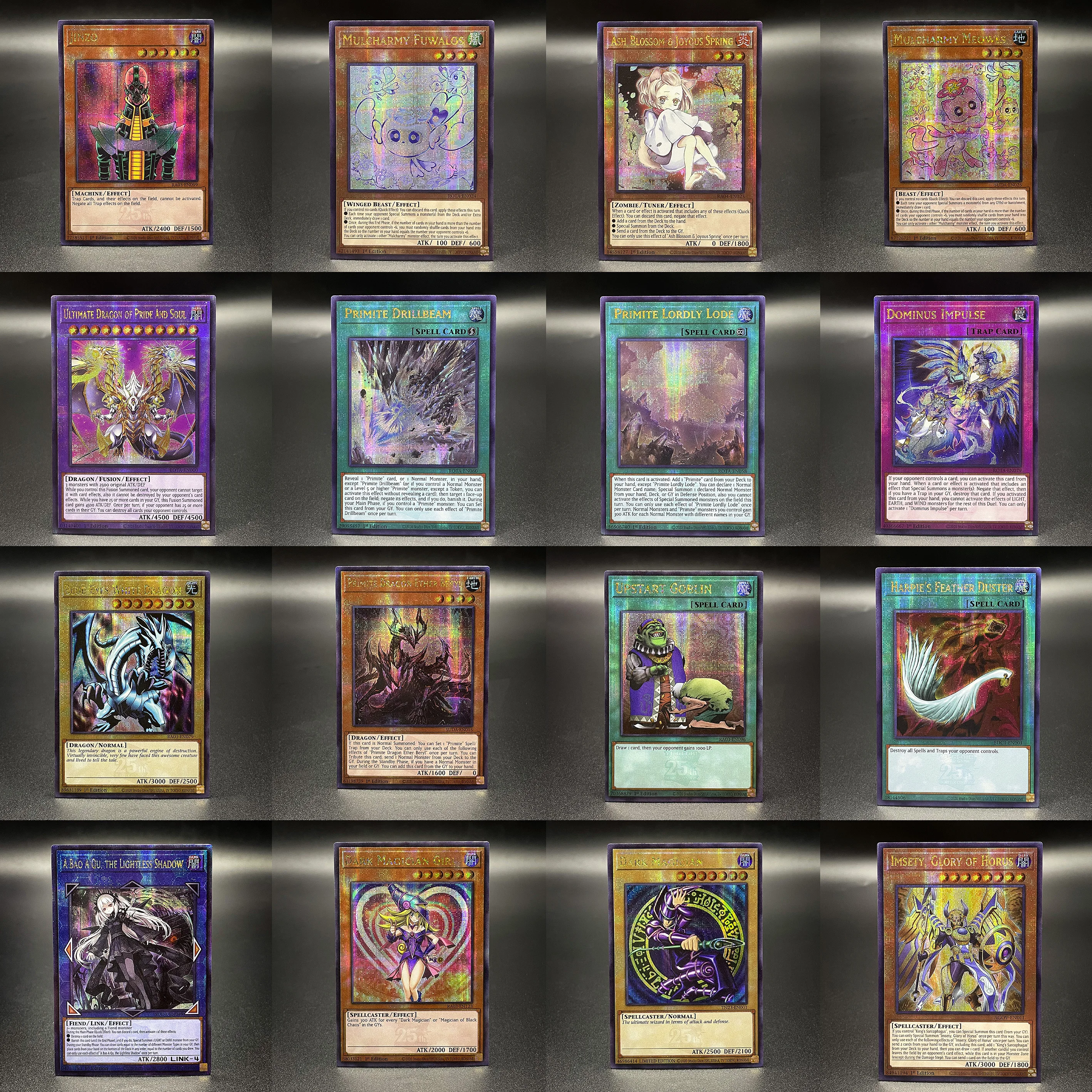 uncommon yugioh cards Amazon.com: Deckboosters YuGiOh : HSRD-EN043 1st Ed Stardust Spark Dragon  Super Rare Card main image 0