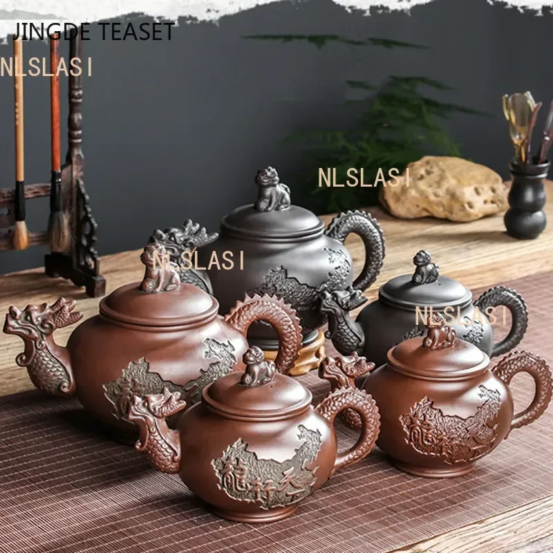 Large capacity Yixing Purple Clay Teapots Handmade Teacup Authentic Tea ceremony kettle Zisha Teaware Accessories Drinkware